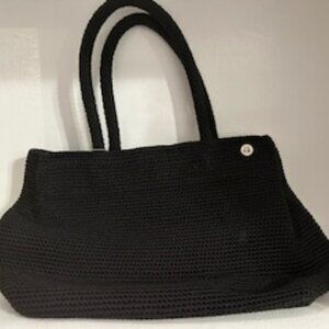 The Sak Los Feliz Crochet Black Purse